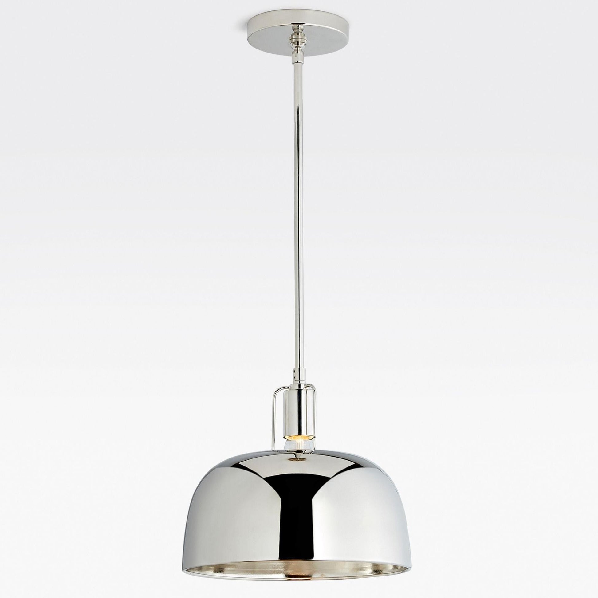 Frey Mid Century Metal Dome Pendant Light