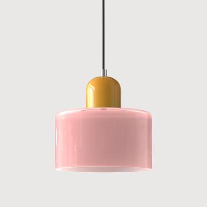 Colorful Creative Small Fresh Glass Shade Pendant Light
