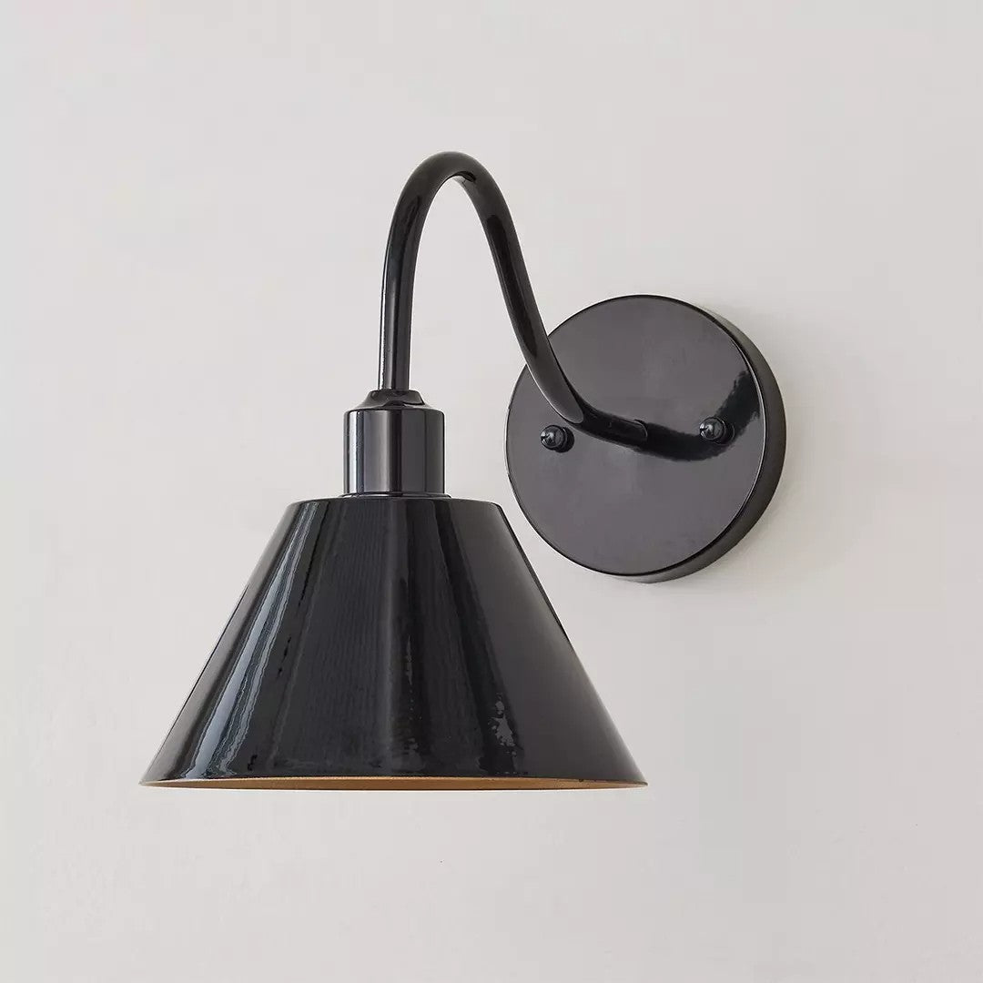 Ferm Minimalist Industrial Tapered Sconce