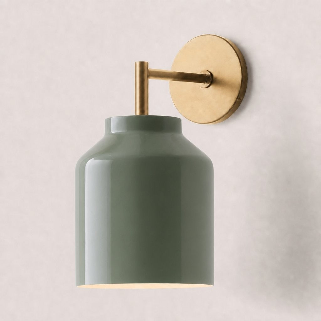 Drilon Nordic Minimalist Morandi Matte Metal Wall Sconce