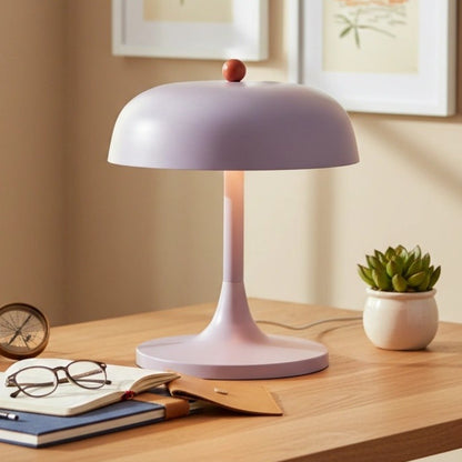 Olyssia Modern Metal Round Table Lamp