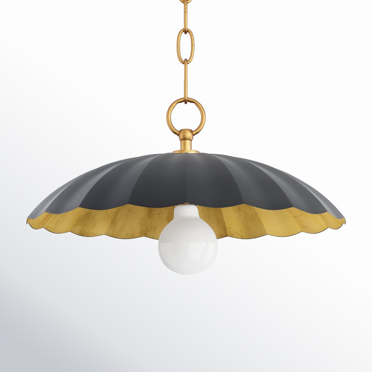 Velmara Farmhouse Metal Flower Pendant Light