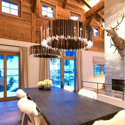 Jasper Facet Chandelier Collection