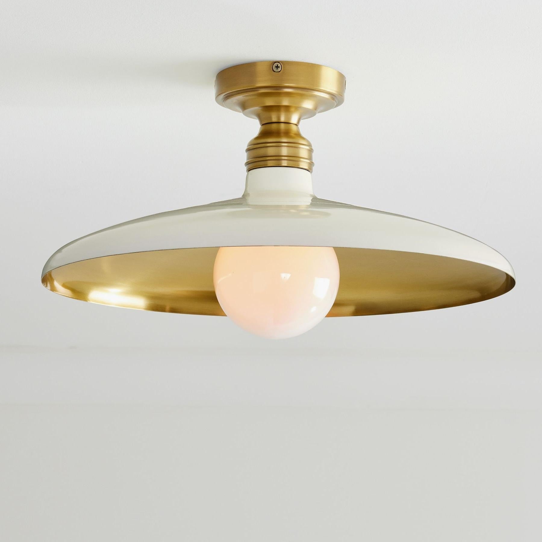 Dulcinea Farmhouse Metal Flush Mount Ceiling Light