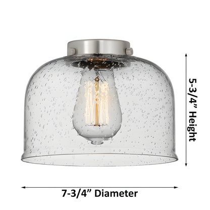 Dax Farmhouse 3 Lights Glass Pendant Light