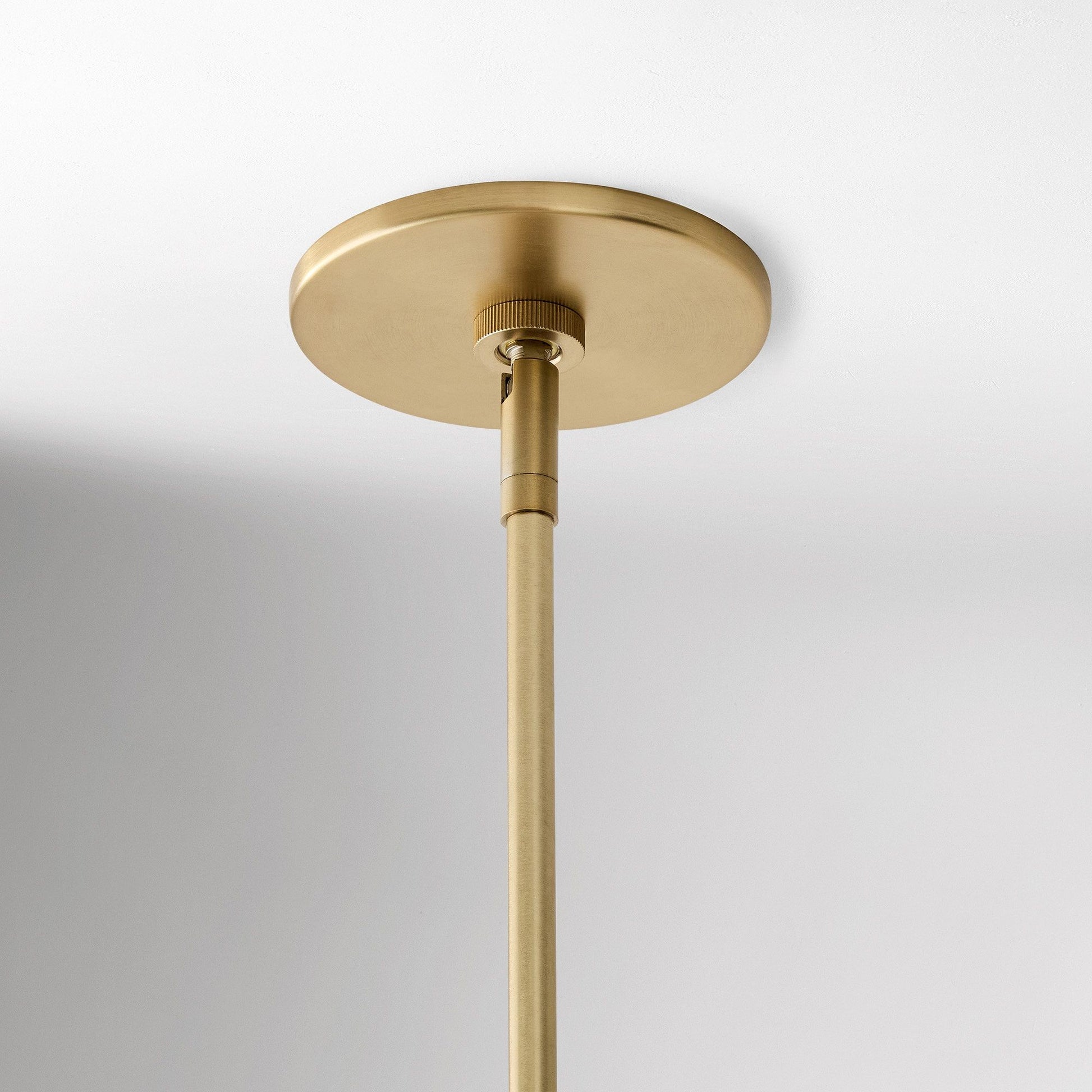 Winry Antique Brass Tiered Milk Glass Pendant Light