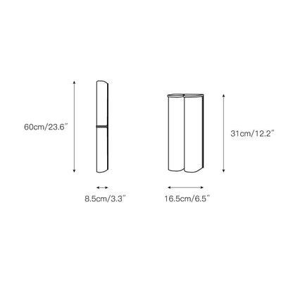 Giulia Minimalist LED Double Tube Glass Wall Light