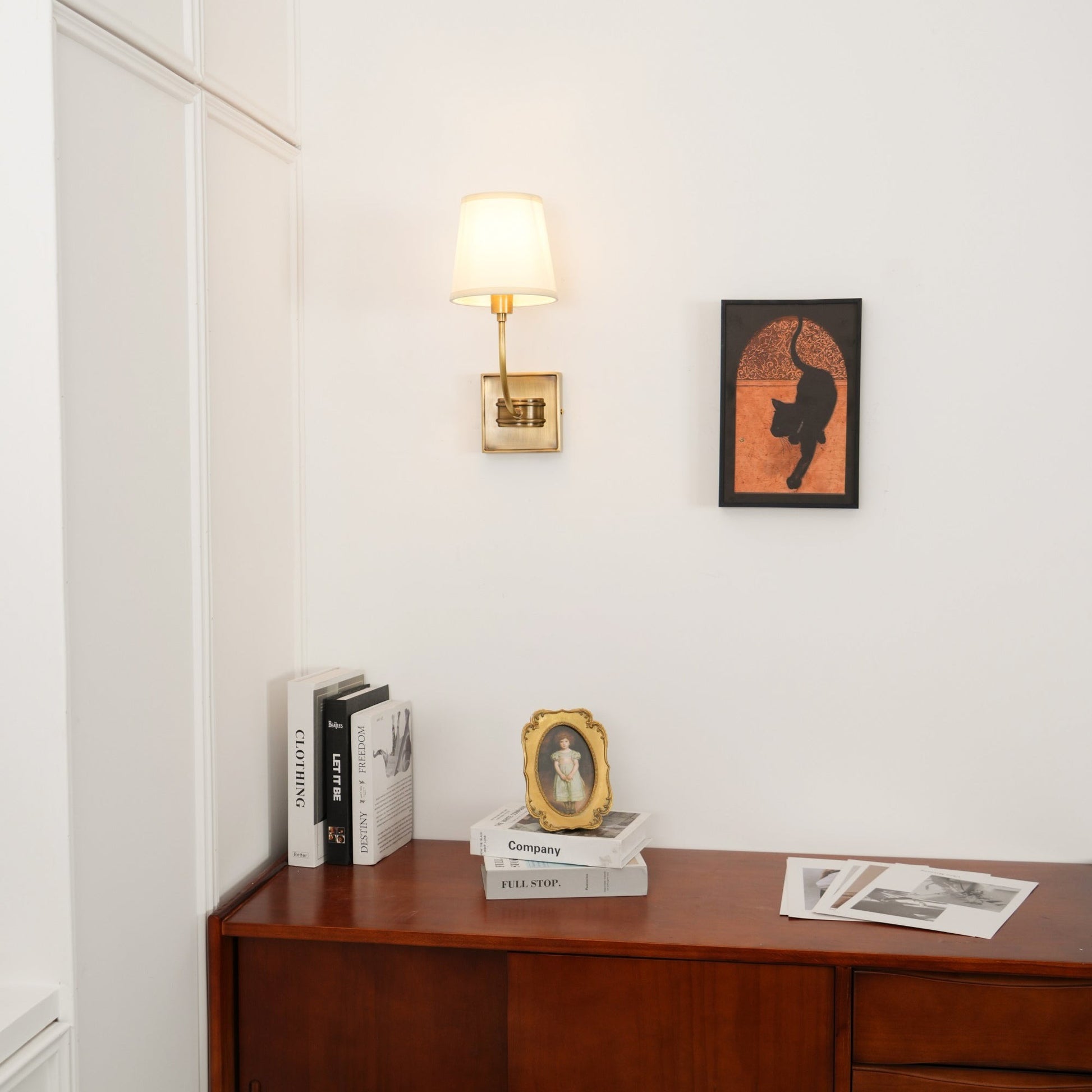 Wrynn 1/2/3 Light Fabric Shade Wall Sconce