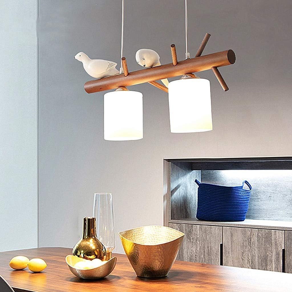 Bird Wooden Chandelier