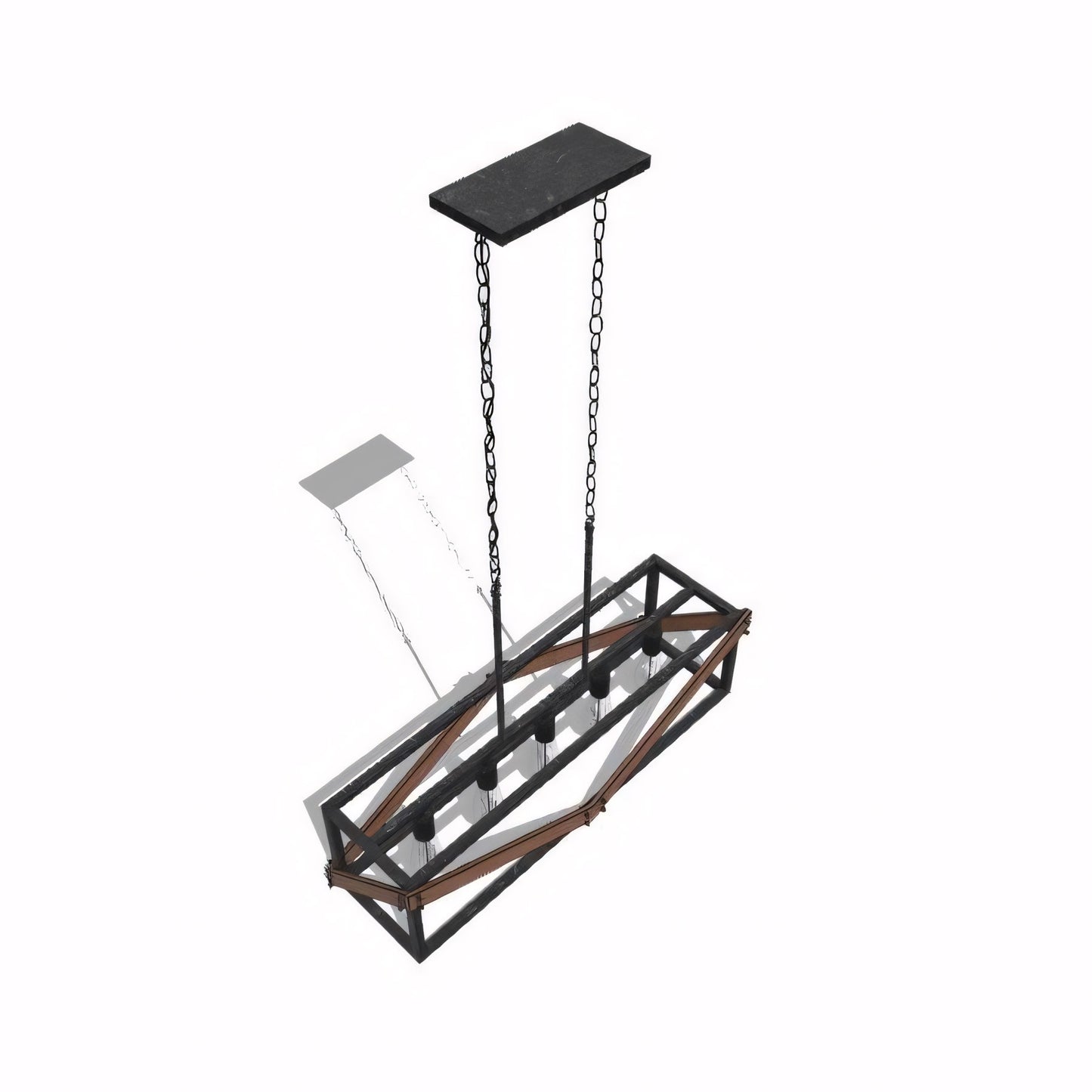 Karnor Vintage Cage Dry Rated Chandelier