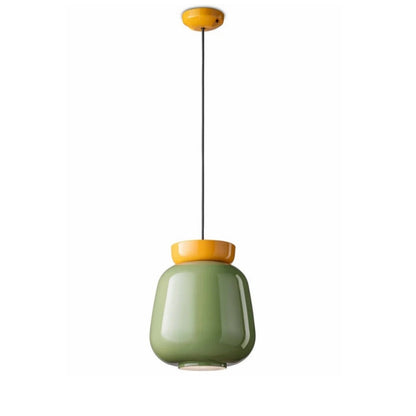 Smith Modern Nordic Bauhaus Macarons Bowl Shade Ceramic Pendant Light