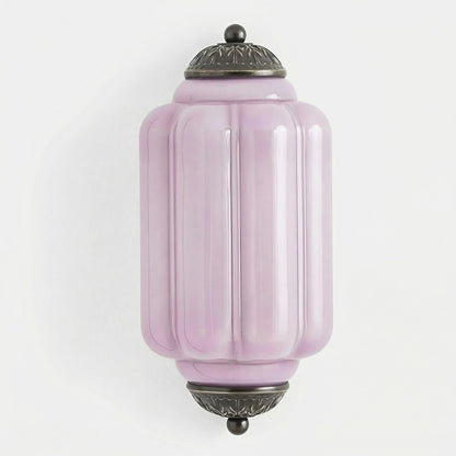 Michael Vintage Eloise Milk Glass Flush Wall Light