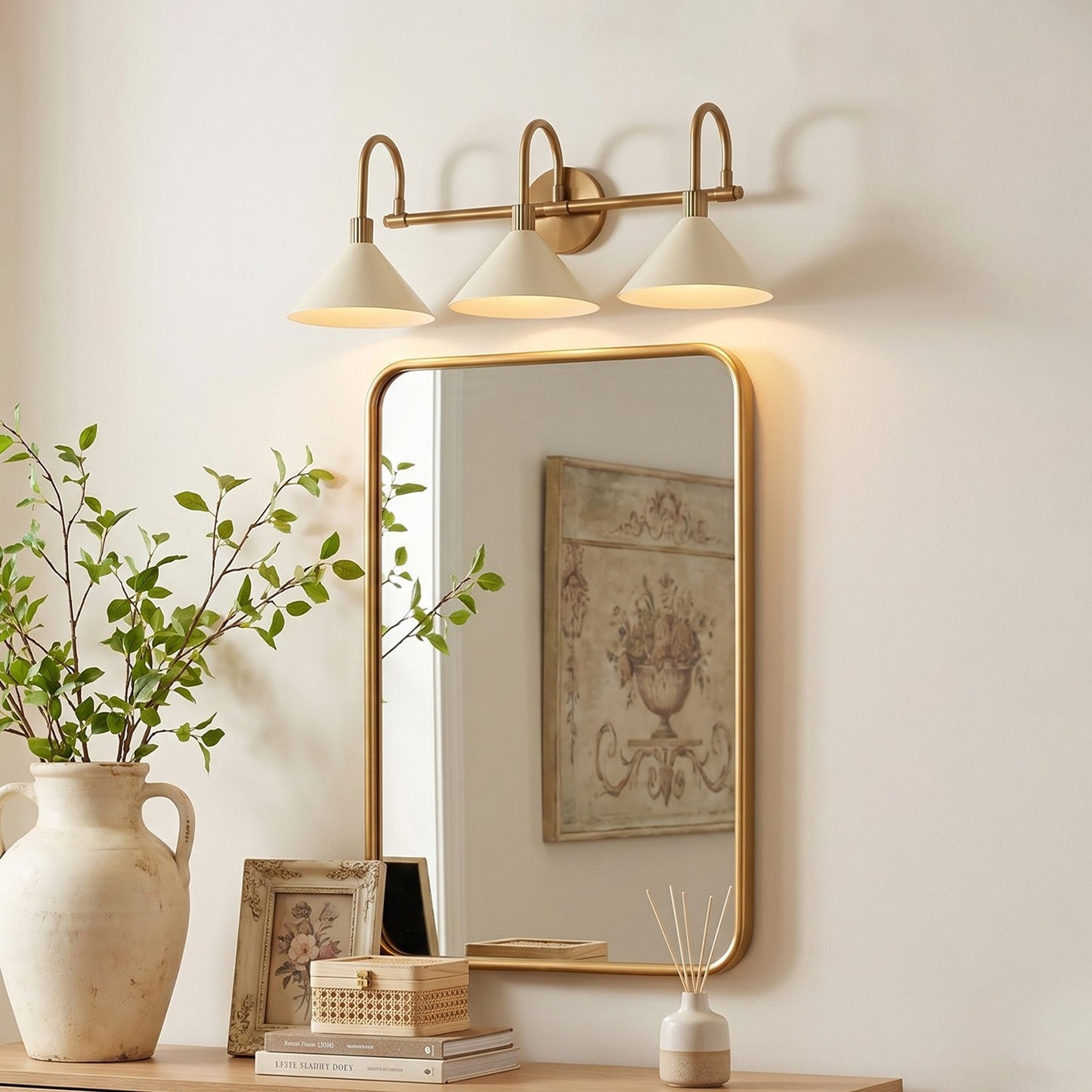 Chavis Rustic Metal Sand Cone Wall Light