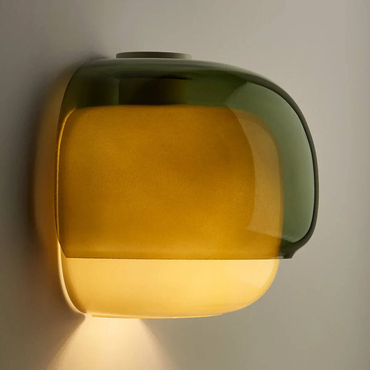 Norman Modern Colorful Layered Glass Wall Light