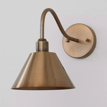 Ferm Minimalist Industrial Tapered Sconce