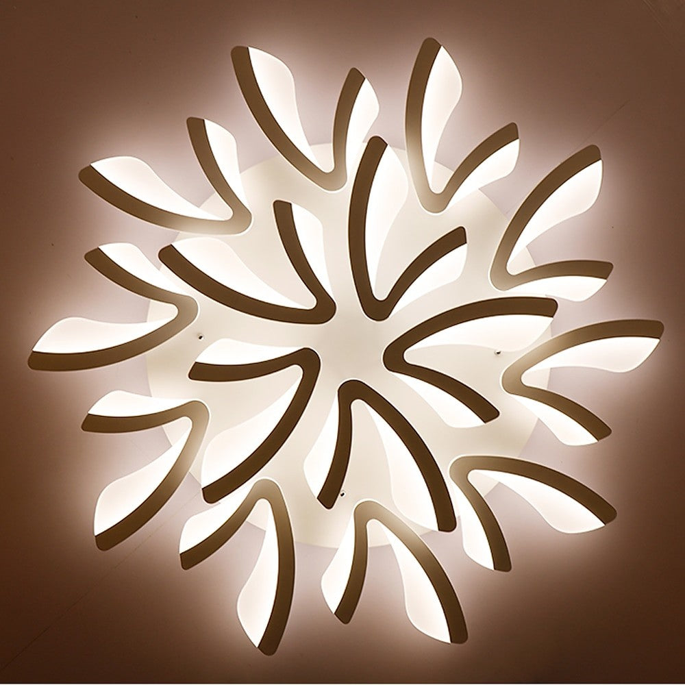 Sariel Led Dimmable Acrylic V Shape Ceiling Light