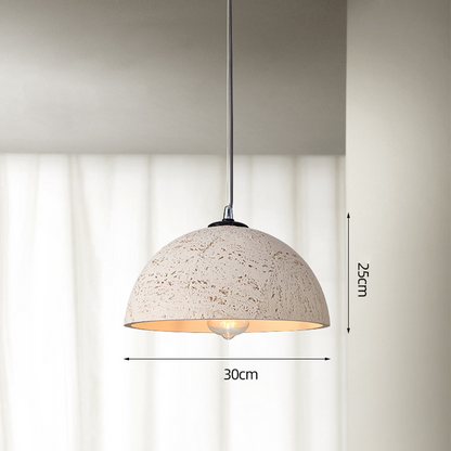 Luran Wabi Sabi Dome Stone Pendant Light