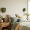 Ondine Modern Linen Fabric Shade Wall Sconce