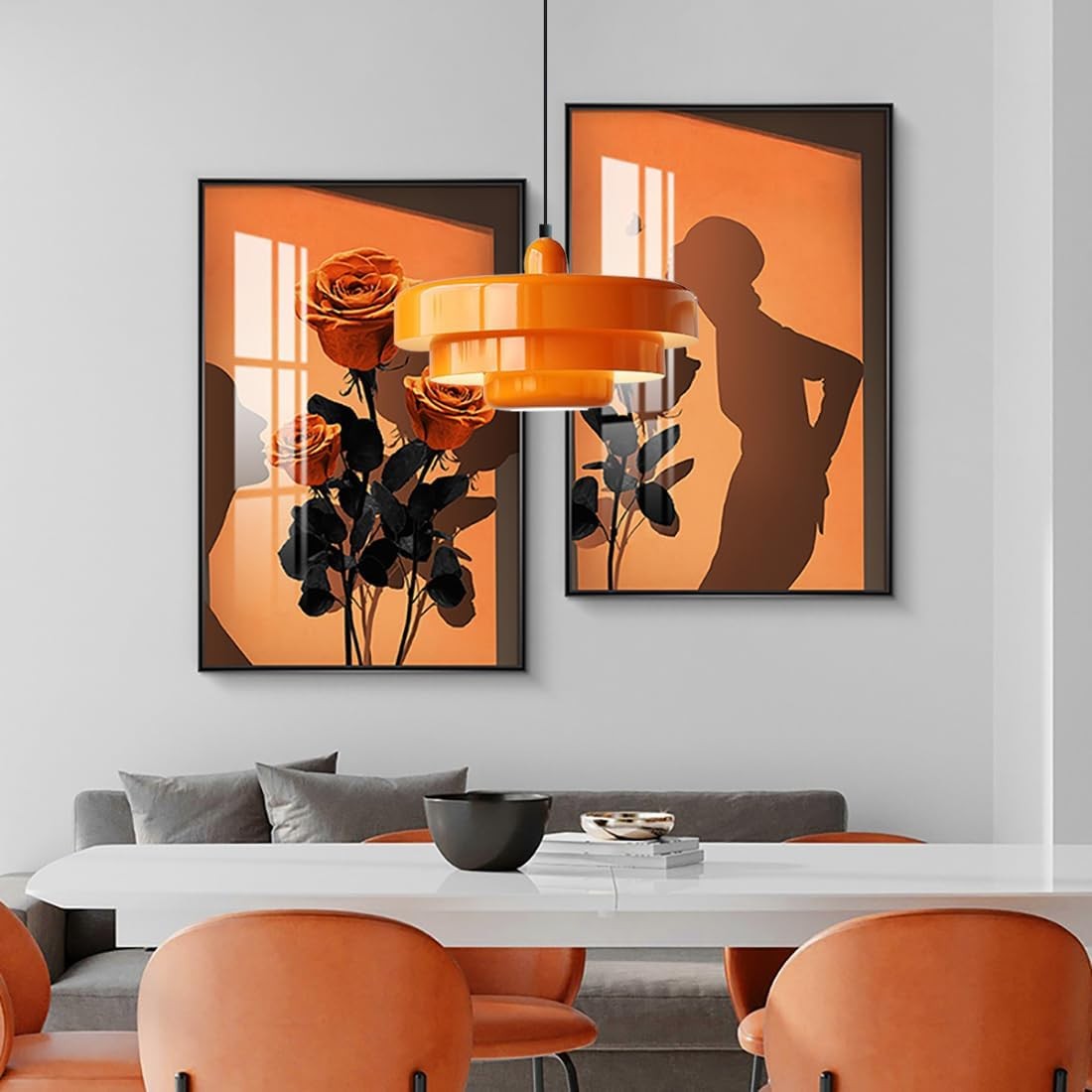 Modern Scandinavian Multi‑Layer Colorful Pendant Light