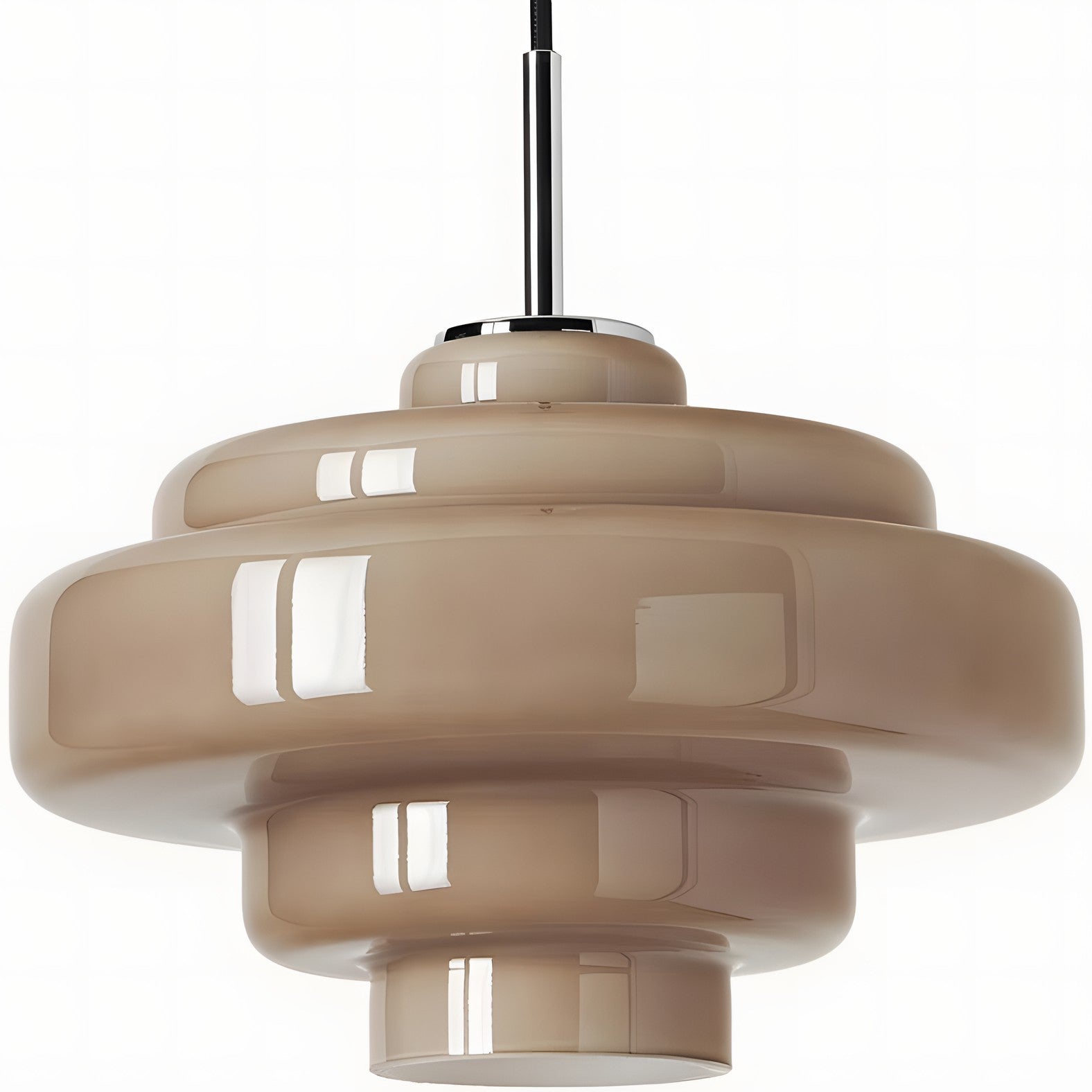 Yves Vintage Tiered Glass Pendant Light