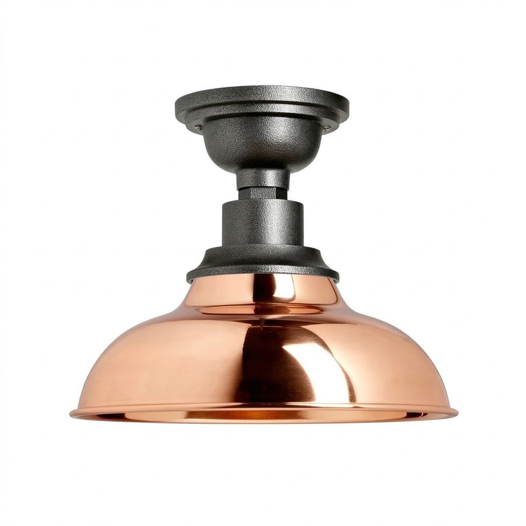 Creed Classic Industrial Metal Dome Ceiling Light