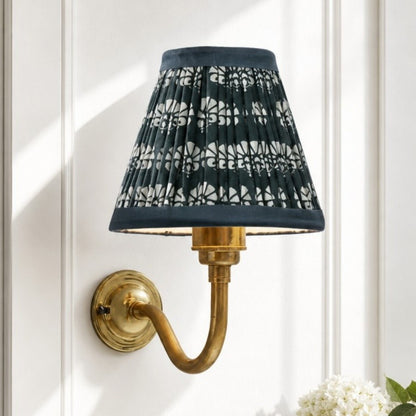 Nyxel Vintage Fabric Small Wall Sconce
