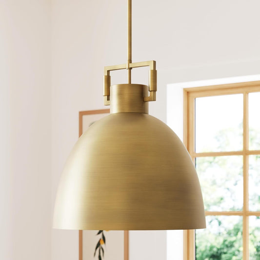 Hazel Industrial Style Metal Shade Pendant Light