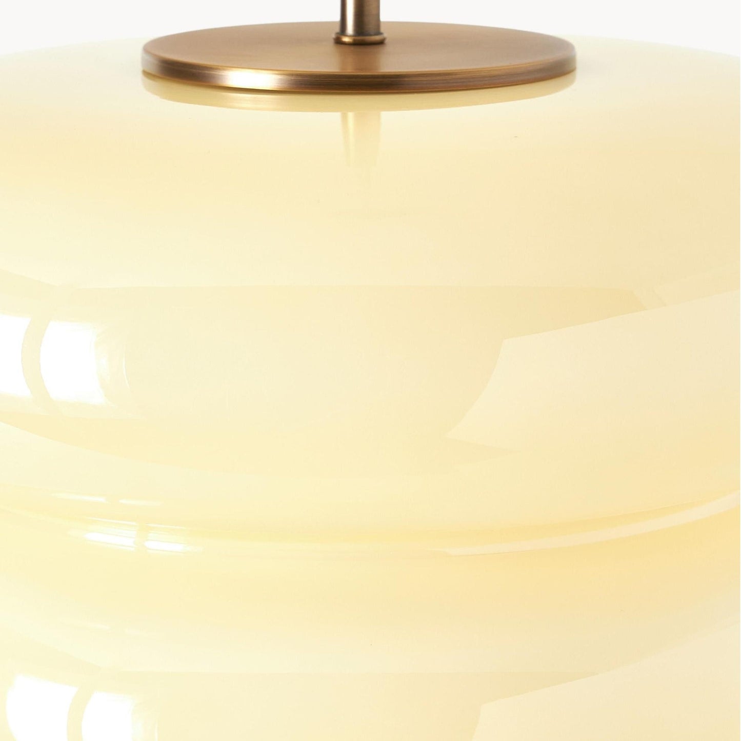 Josie Cream Bauhaus Opal Glass Pendant Light