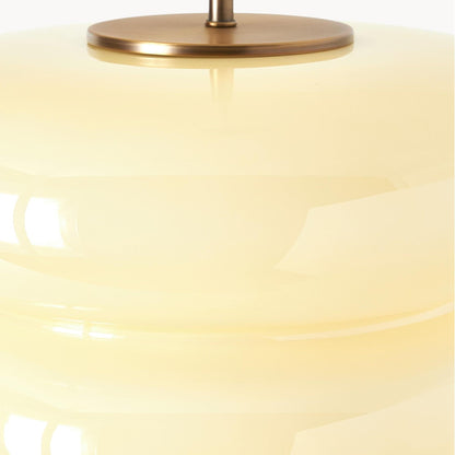 Josie Cream Bauhaus Opal Glass Pendant Light