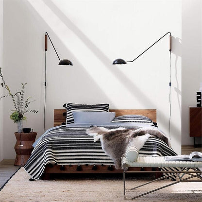 Praika Minimalist Swing Dome Wall Light
