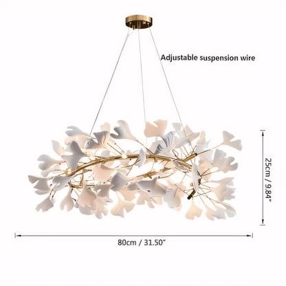 Talia Post Modern Petal Chandelier