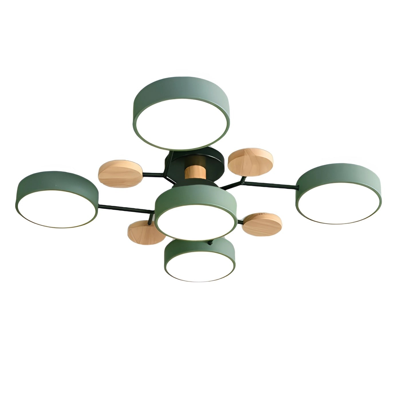 Phelith Scandinavian Round Molecule Branch Led Ceiling Light