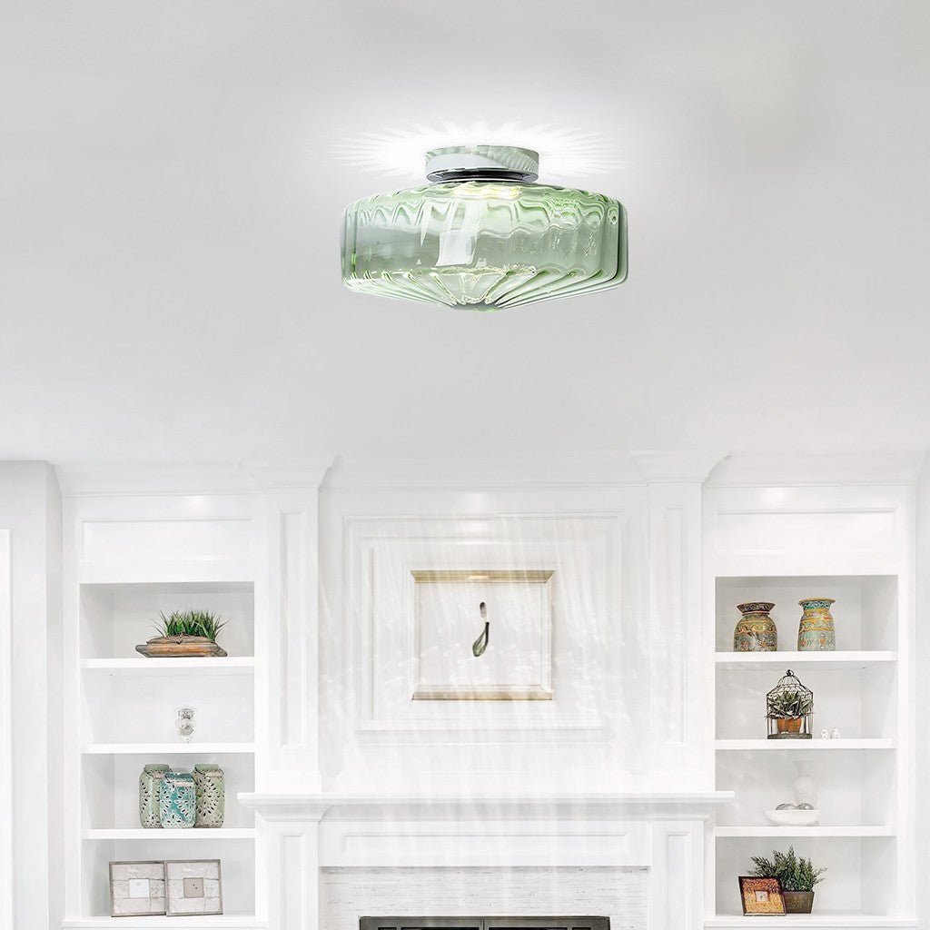 Remy Vintage Water Ripple Ceiling Lamp