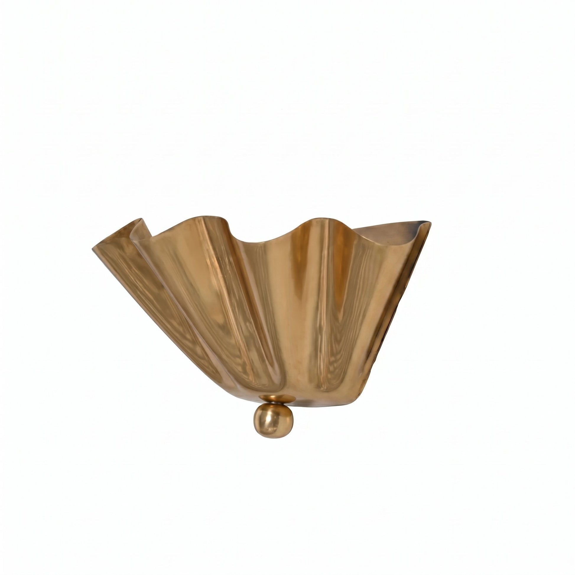 Imara Antique Brass Flower Wall Sconce