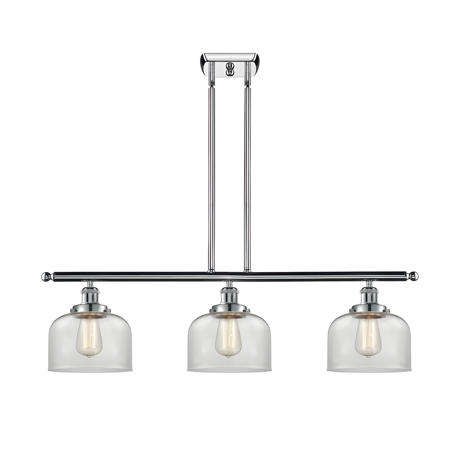 Dax Farmhouse 3 Lights Glass Pendant Light