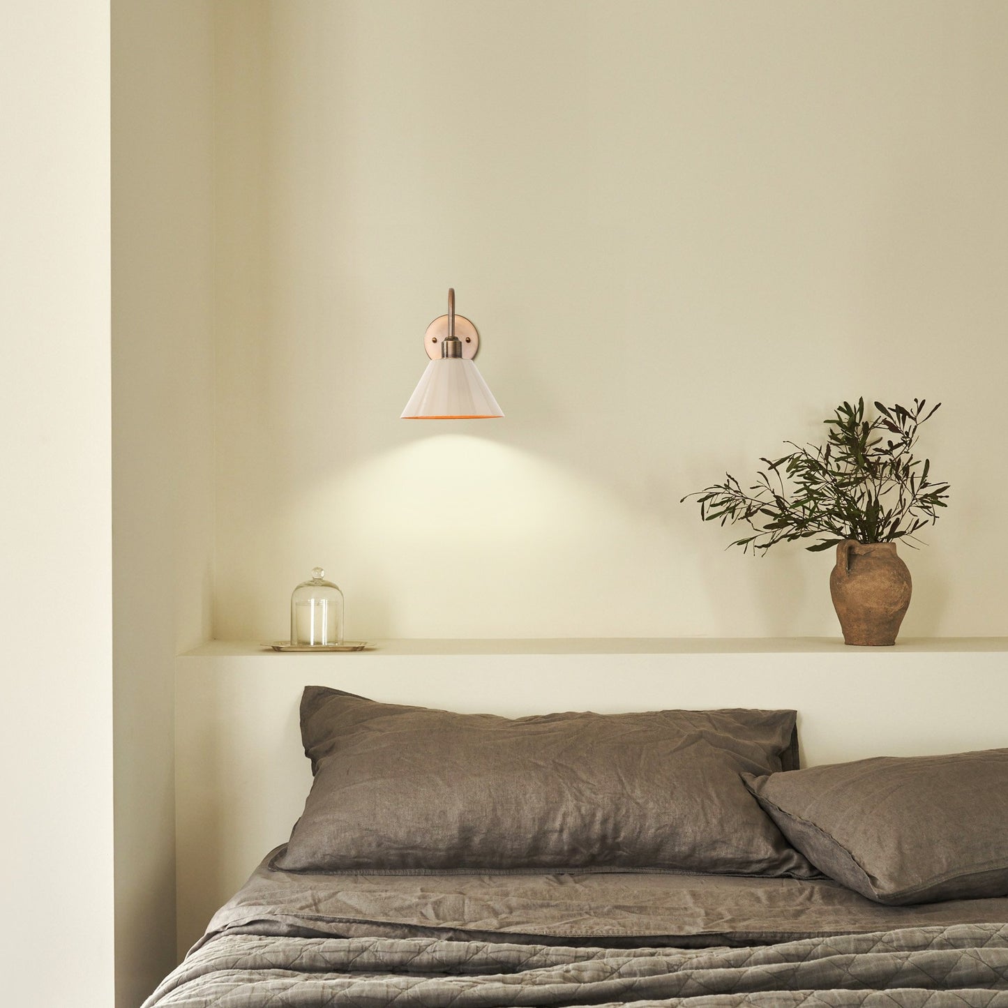 Ferm Minimalist Industrial Tapered Sconce