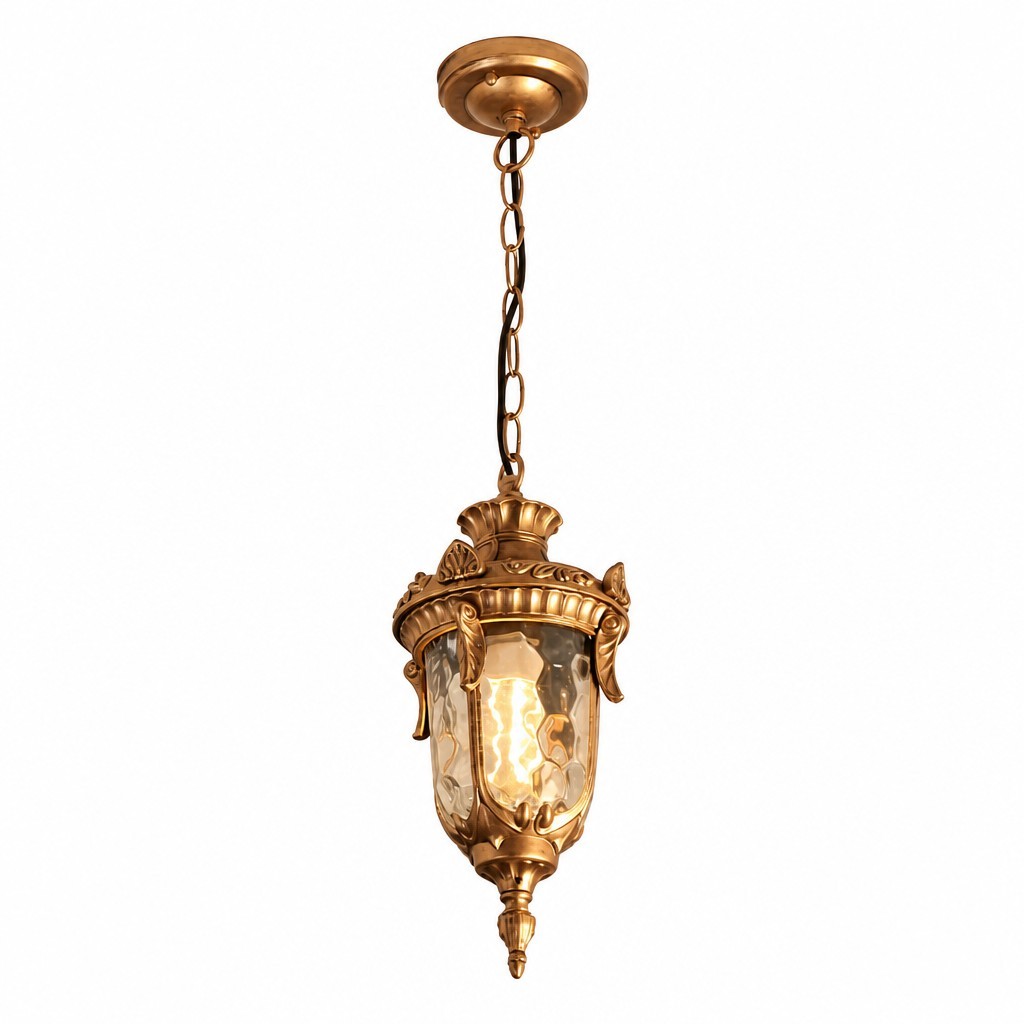 Maxwell Farmhouse Outdoor Patio Porch Small Pendant Light