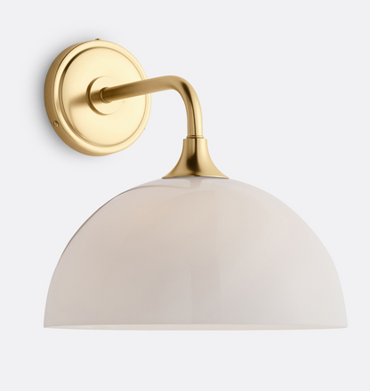Musara Minimalist Glass Shade Wall Light