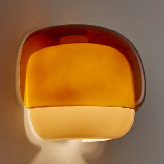 Norman Modern Colorful Layered Glass Wall Light