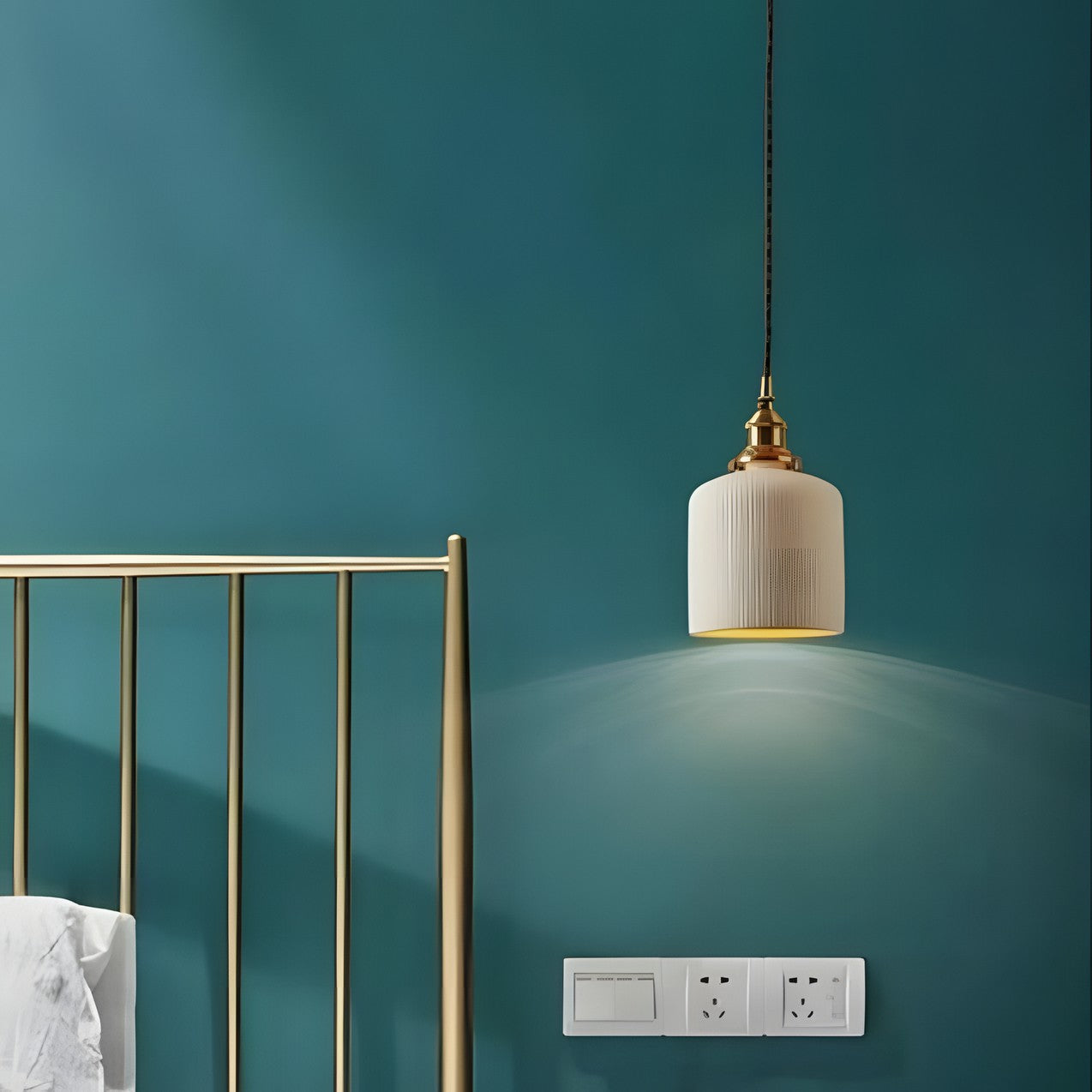 Elena Sjöborre Art Deco Stripe Pendant Light