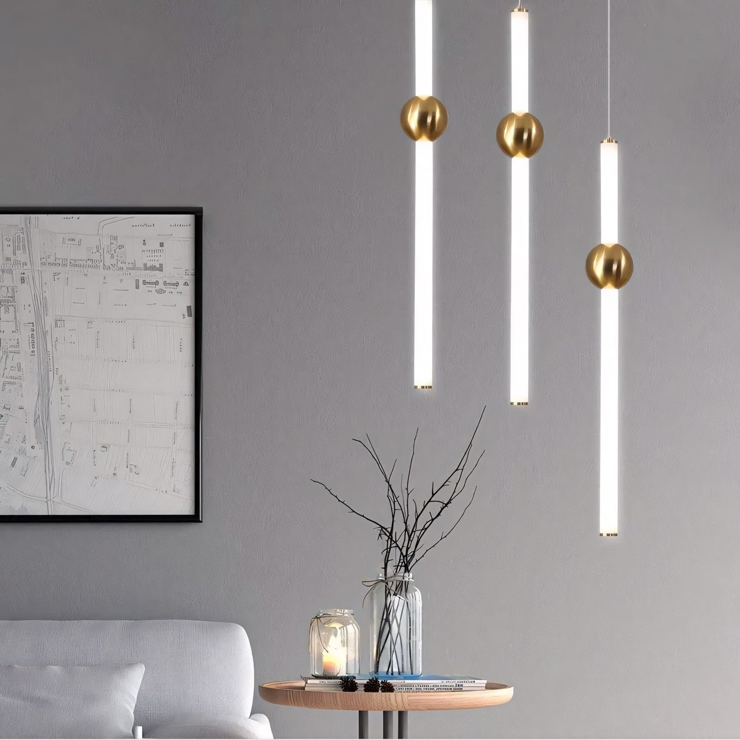 Orion Nordic LED Tube Pendant Light
