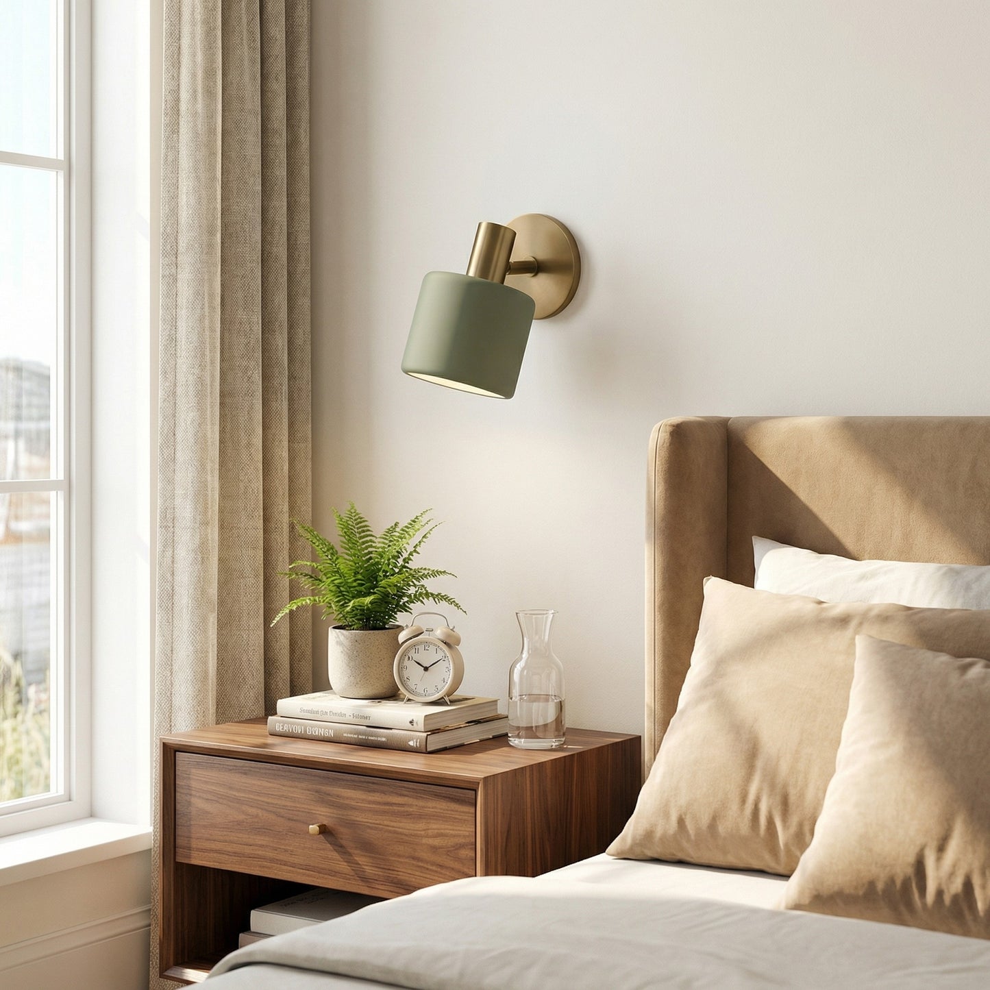 Aura Modern Porcelain Sconce