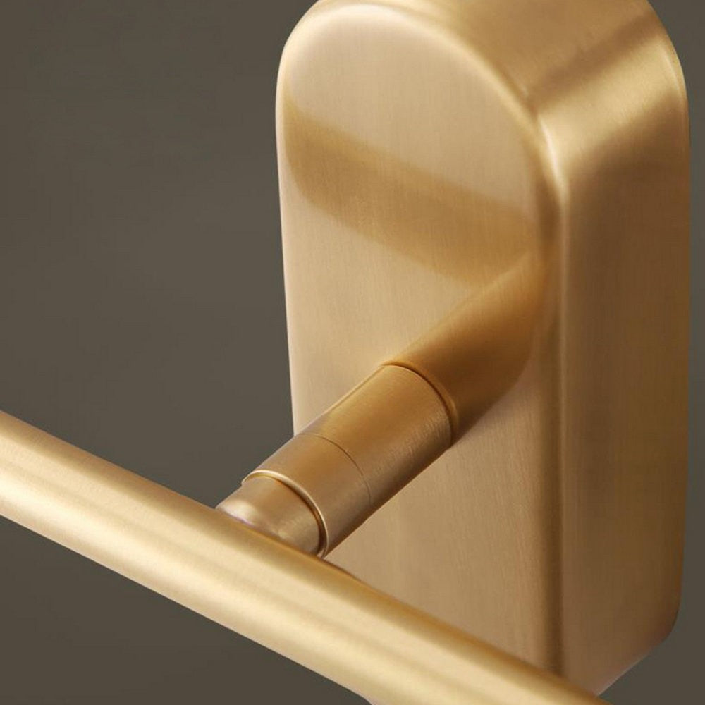 Schmidt Minimalist Gold LED Iron Linear Sconce