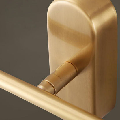 Schmidt Minimalist Gold LED Iron Linear Sconce