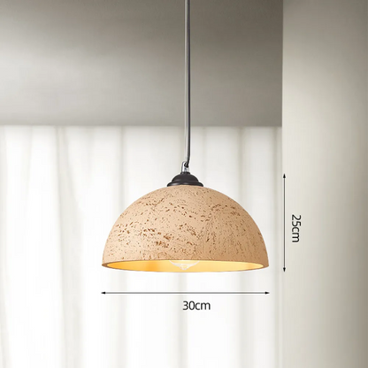 Luran Wabi Sabi Dome Stone Pendant Light
