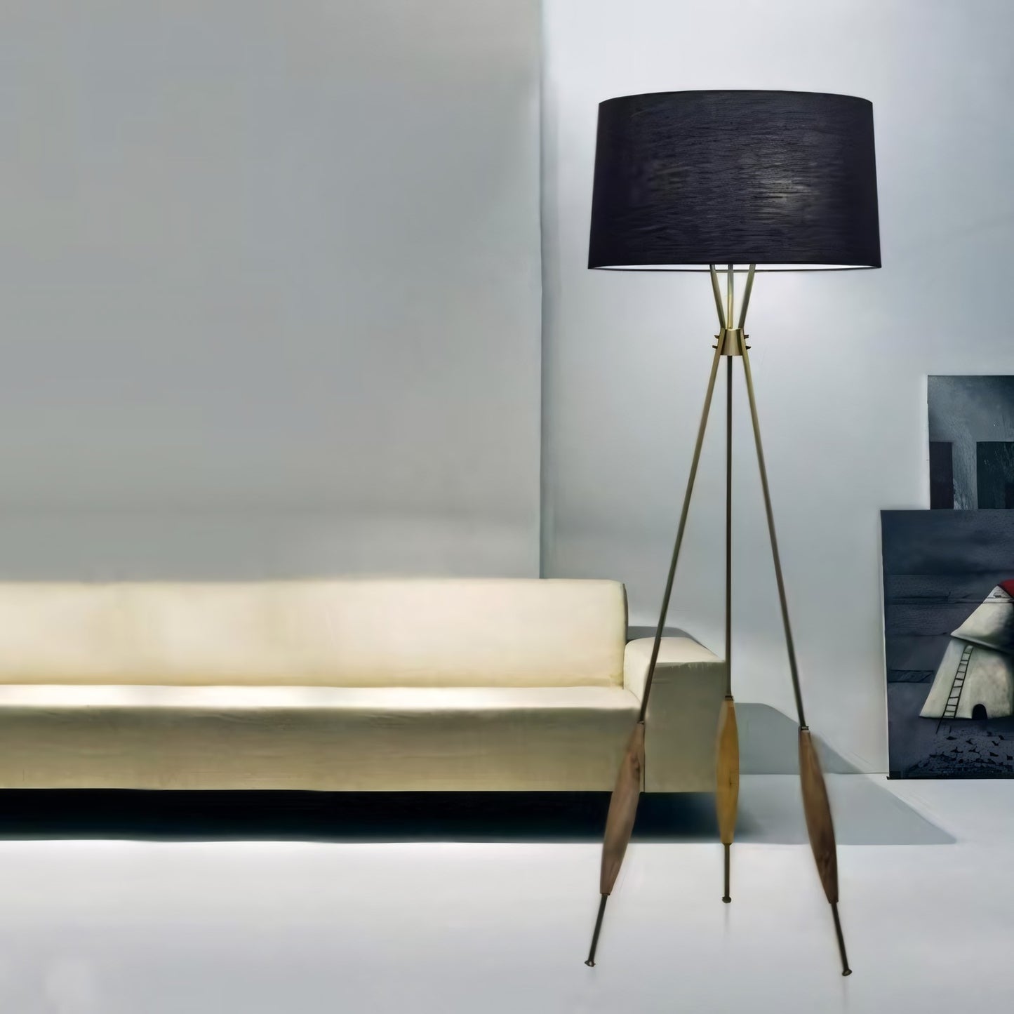 Kimaya Mulberry Floor Lamp