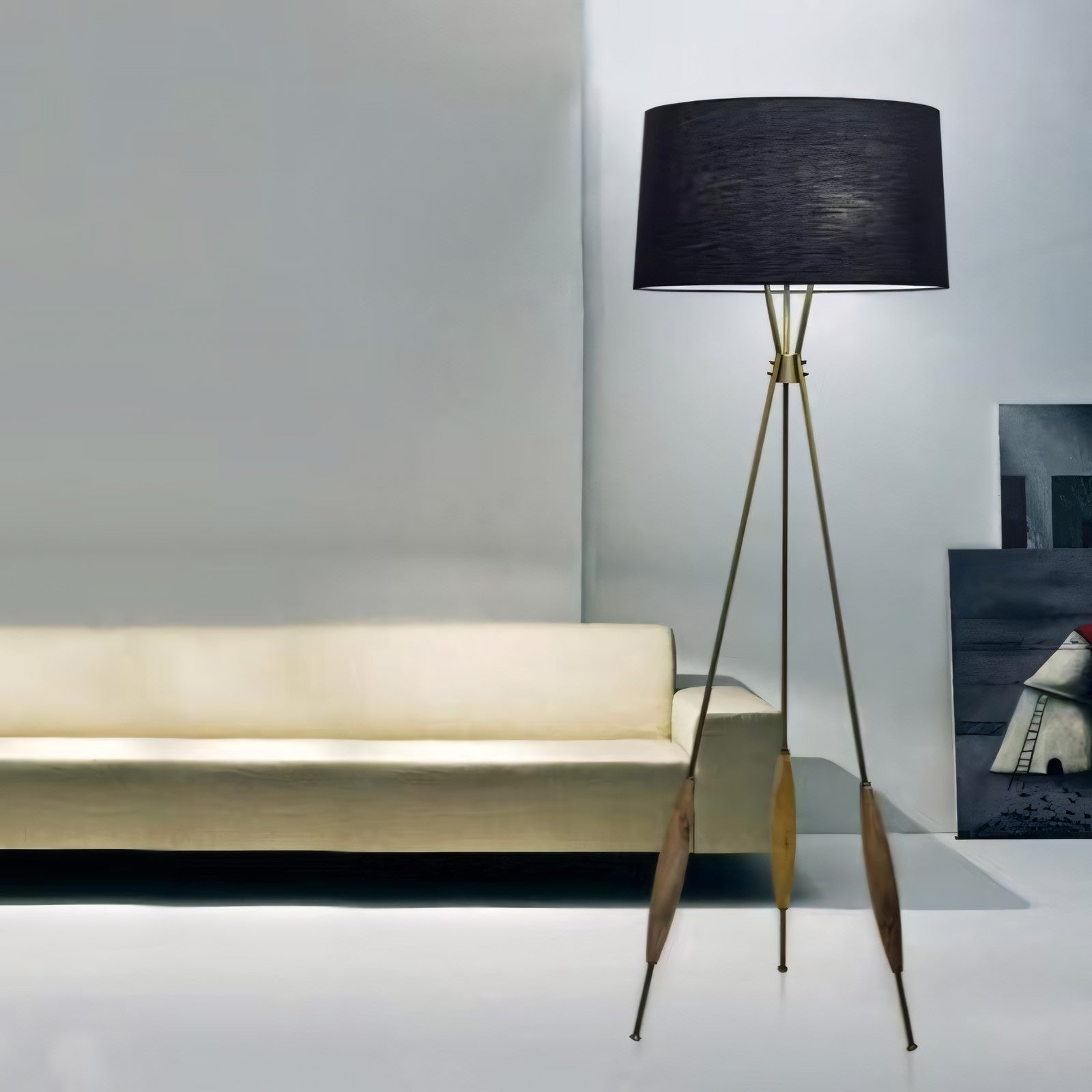 Kimaya Mulberry Floor Lamp