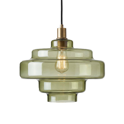 Yves Vintage Tiered Glass Pendant Light