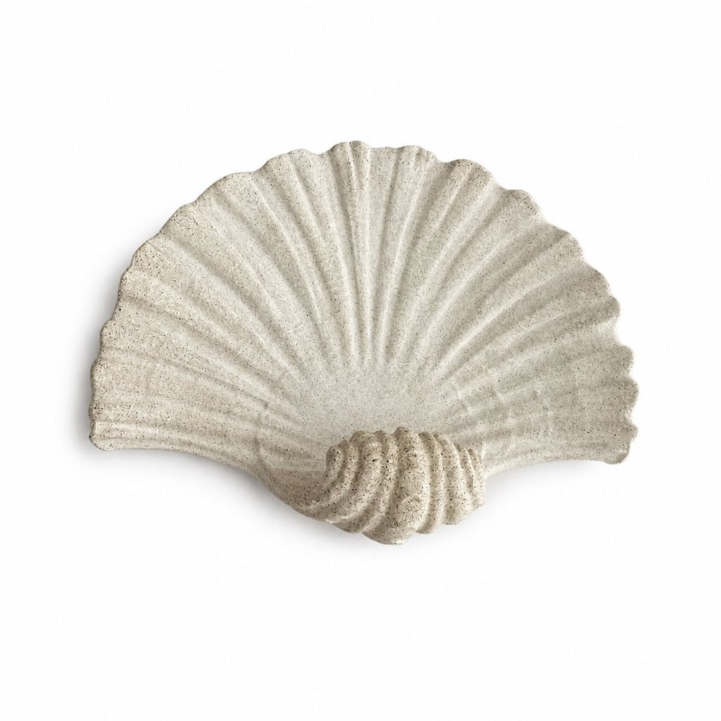 Coralie Vintage Natural Sandstone Shell Wall Lamp