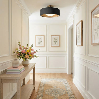 Aura Modern Porcelain Flush Mount Ceiling Light